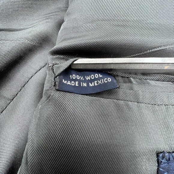 BROOKS BROTHERS 346 Mens 100% Wool Sport Coat Suit Jacket Blazer 42 R VTG - Picture 4 of 9